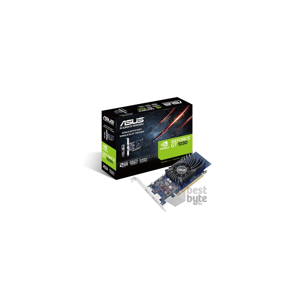 ASUS GT1030-2G-BRK nVidia 2GB GDDR5 64bit PCIe videokártya