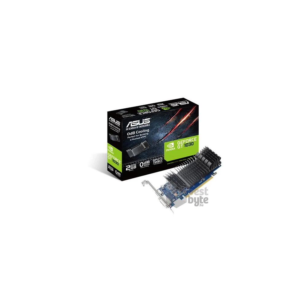 ASUS GT1030-SL-2G-BRK nVidia 2GB GDDR5 64bit PCIe videokártya