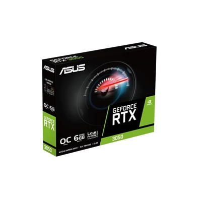 ASUS GeForce RTX 3050 LP BRK nVidia 6GB GDDR6 96bit PCIe videókártya