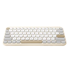 ASUS Marshmallow KW100 HU Oat Milk vezeték nélküli billentyűzet
