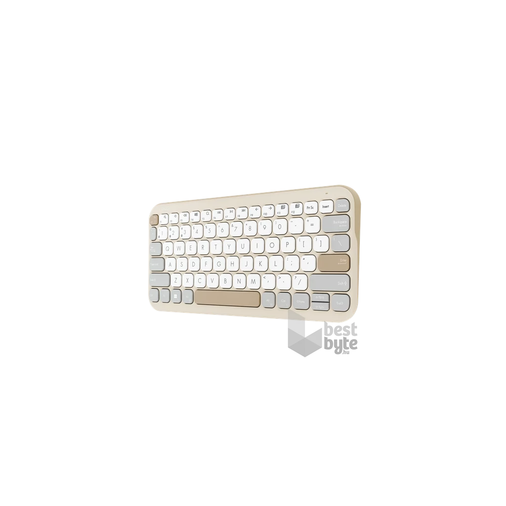 ASUS Marshmallow KW100 HU Oat Milk vezeték nélküli billentyűzet