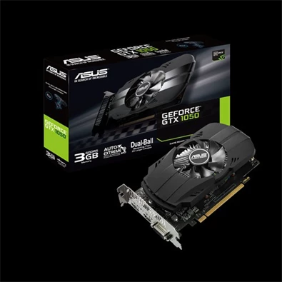 ASUS PH-GTX1050-3G nVidia 3GB GDDR5 128bit PCIe videokártya