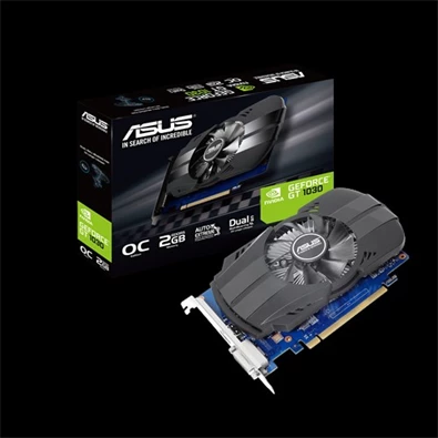 ASUS PH-GT1030-O2G nVidia 2GB GDDR5 64bit PCIe videokártya