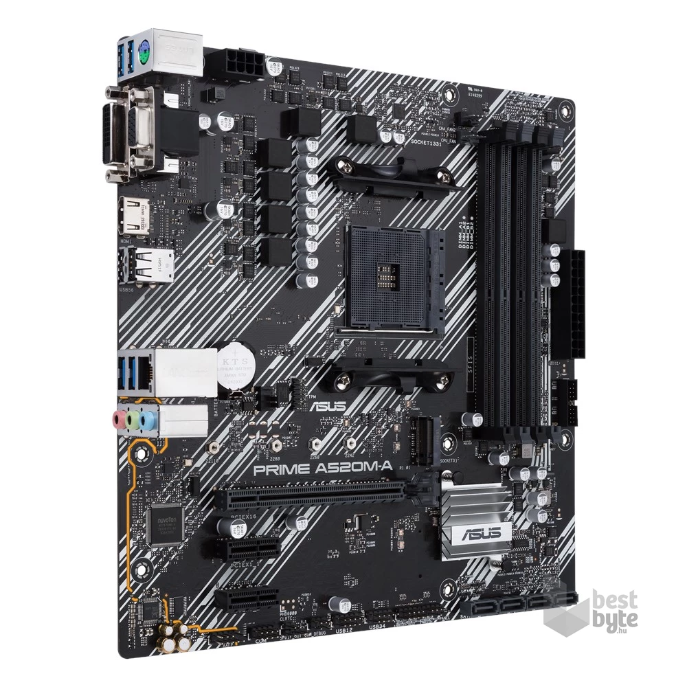 ASUS PRIME A520M-A AMD A520 SocketAM4 mATX alaplap