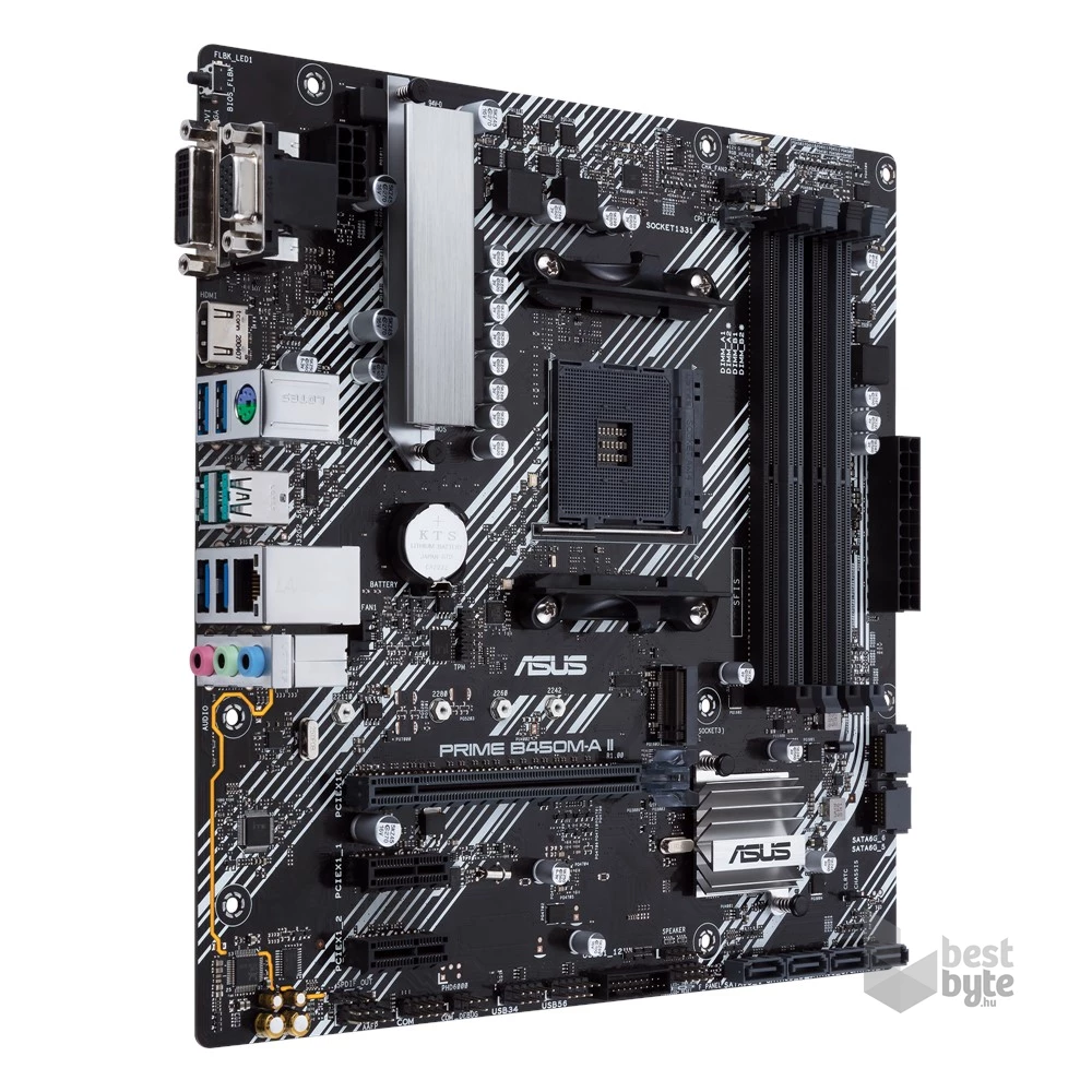 ASUS PRIME B450M-A II AMD B450 SocketAM4 mATX alaplap