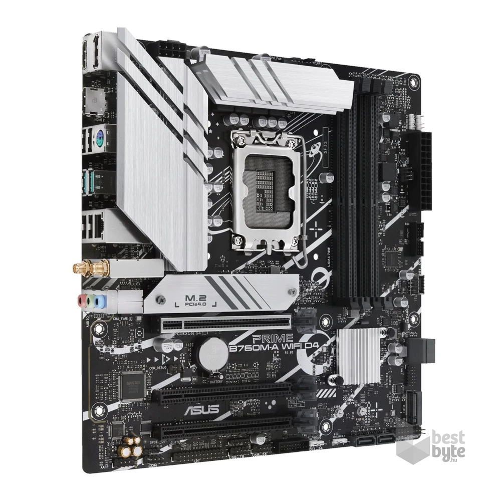 ASUS PRIME B760M-A WIFI D4 Intel B760 LGA1700 mATX alaplap