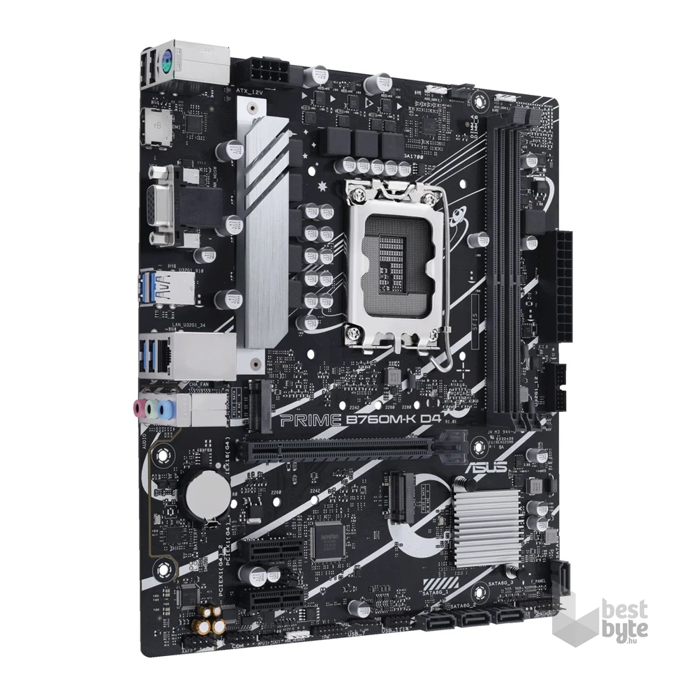 ASUS PRIME B760M-K D4 Intel B760 LGA1700 mATX alaplap