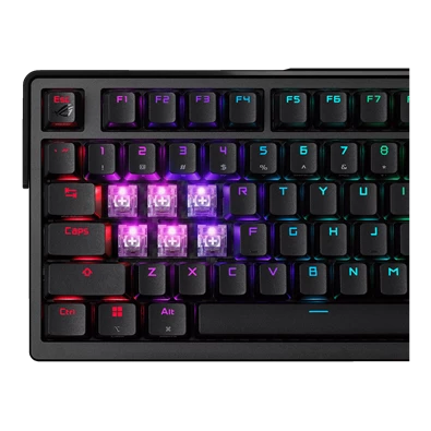 ASUS ROG Azoth Extreme US fekete gamer billentyűzet