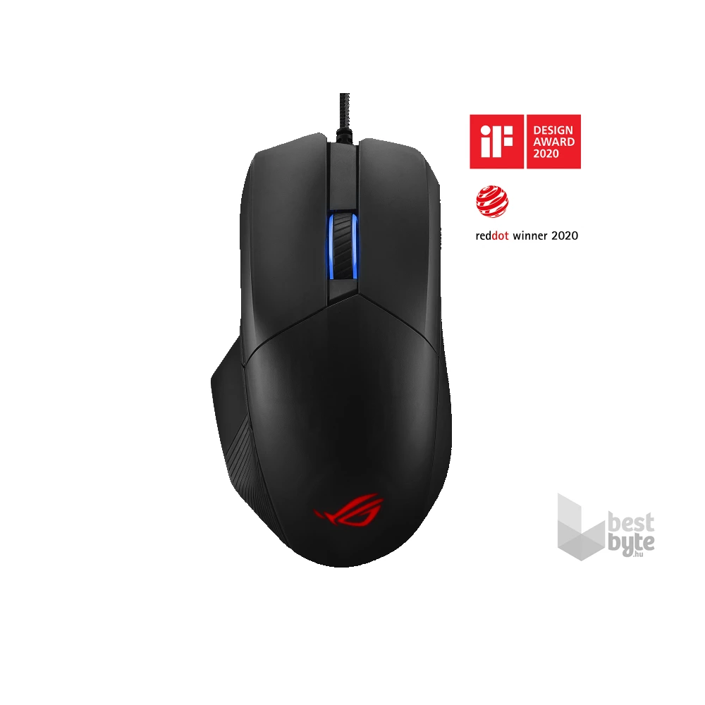 ASUS ROG Chakram Core fekete gamer egér