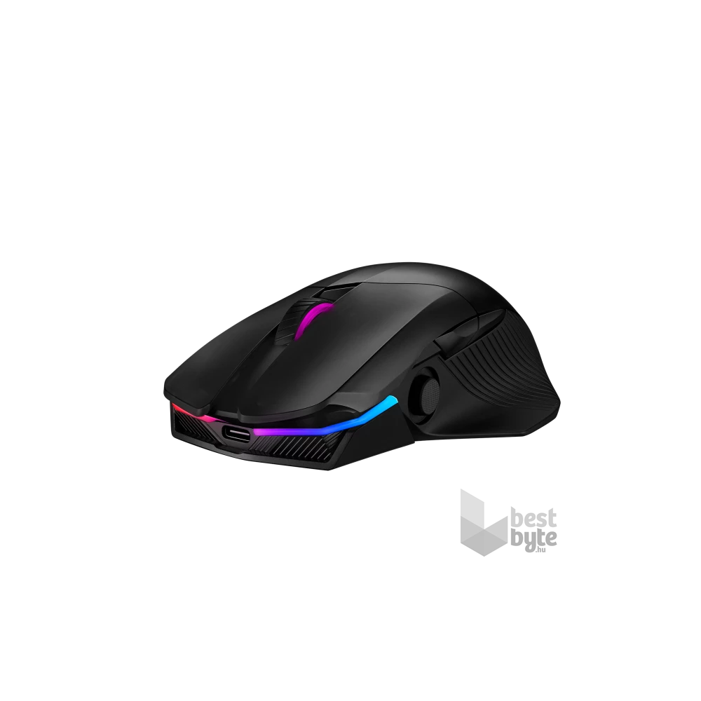 ASUS ROG Chakram vezeték nélküli fekete gamer egér