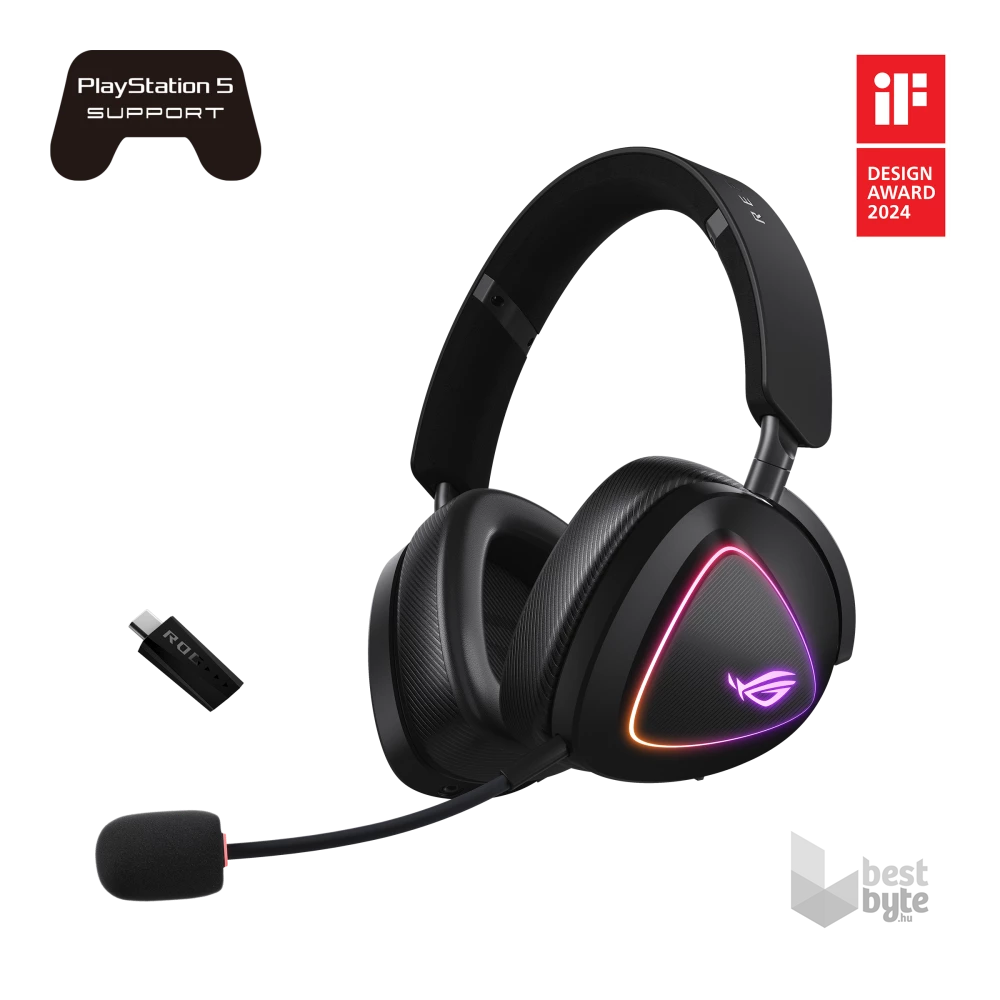 ASUS ROG DELTA II vezeték nélküli gamer headset