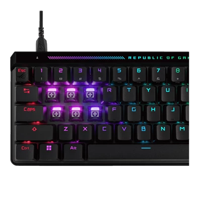 ASUS ROG Falchion Ace HFX US (ROG HFX Magnetic Switch) fekete billentyűzet