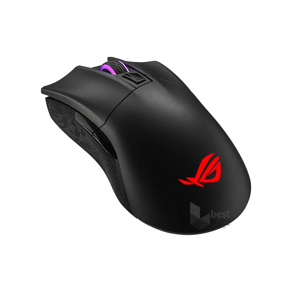 ASUS ROG Gladius II fekete vezeték nélküli gamer egér