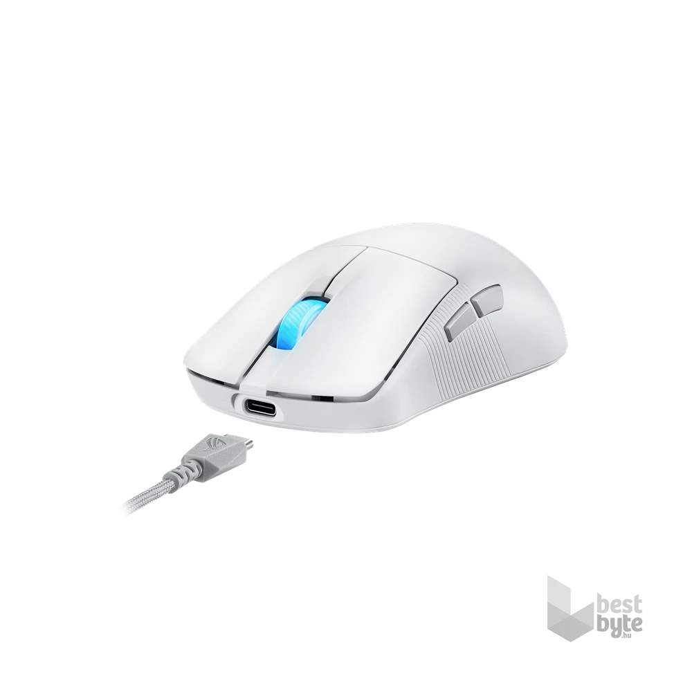 ASUS ROG Harpe Ace Mini ultrakönnyű fehér optikai gamer egér