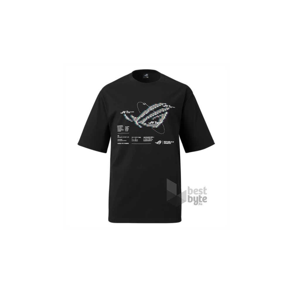 ASUS ROG PixelVerse T-shirt fekete XL-es póló