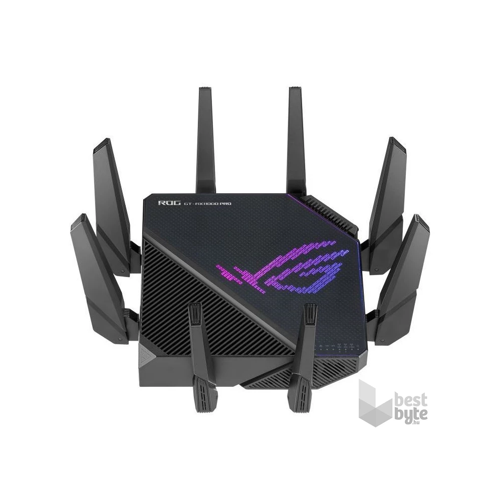 ASUS ROG RAPTURE GT-AX11000 Tri Band AX11000 fekete vezeték nélküli router