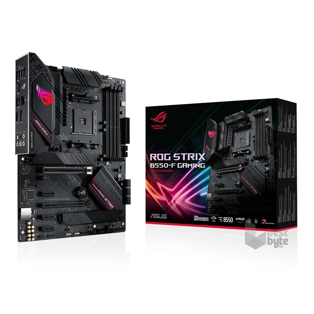 ASUS ROG STRIX B550-F GAMING AMD B550 SocketAM4 ATX alaplap