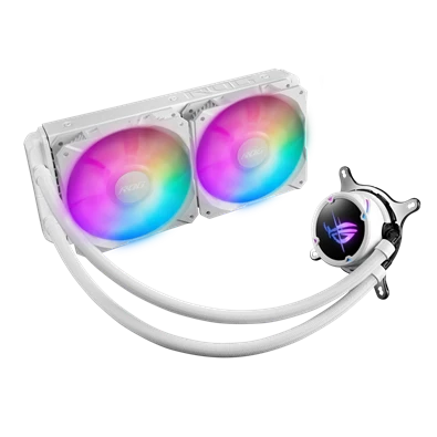 ASUS ROG STRIX LC II 240 ARGB 120mm fehér vízhűtéses processzor hűtő