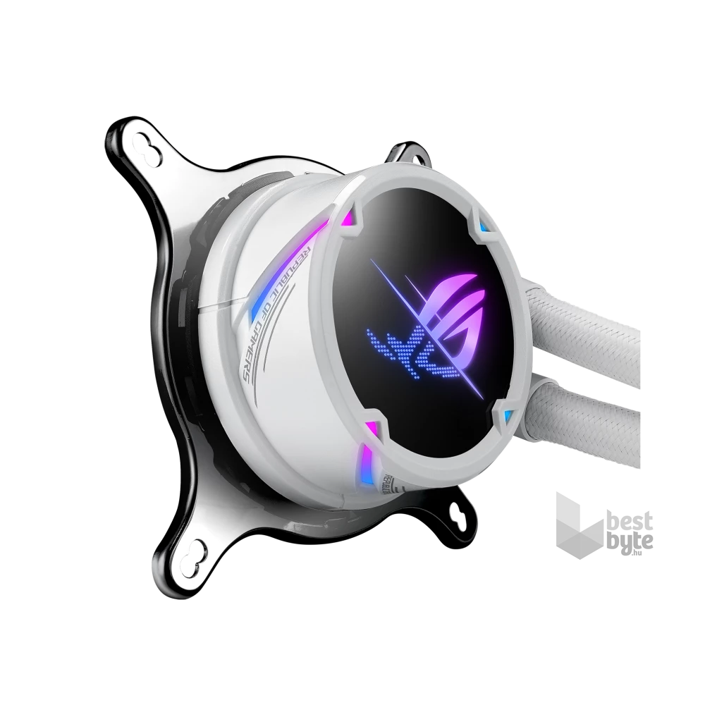 ASUS ROG STRIX LC II 240 ARGB 120mm fehér vízhűtéses processzor hűtő
