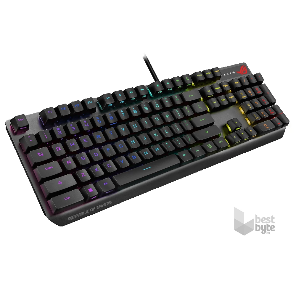 ASUS ROG STRIX SCOPE RX HUN RGB mechanikus gamer billentyűzet
