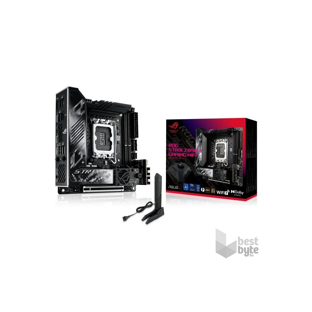 ASUS ROG STRIX Z890-I Wi-Fi Intel Z890 LGA1851 mini-ITX alaplap