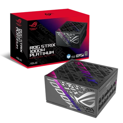 ASUS ROG Strix 1000W 80+ Platinum ventillátorral moduláris tápegység
