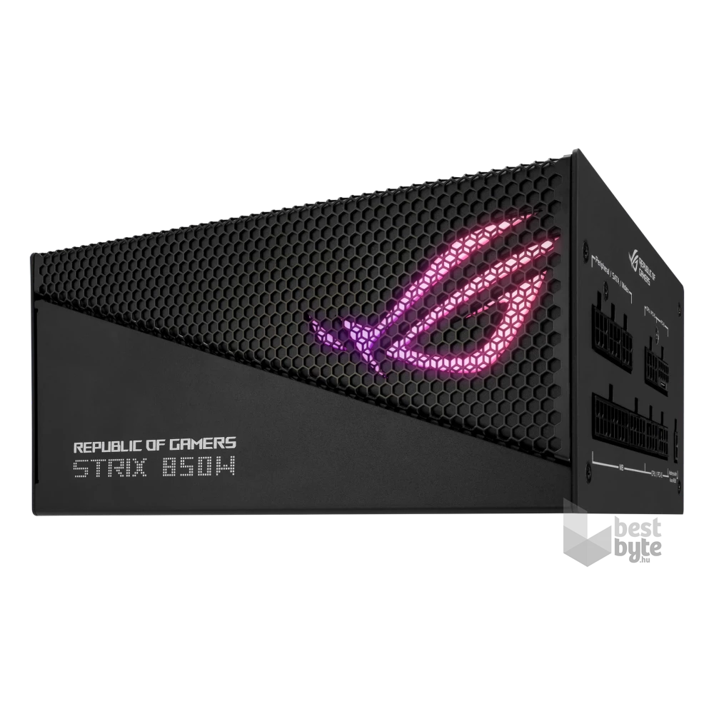 ASUS ROG Strix 850W 80+ Gold Aura Edition 13,5 cm ventilátorral ATX tápegység