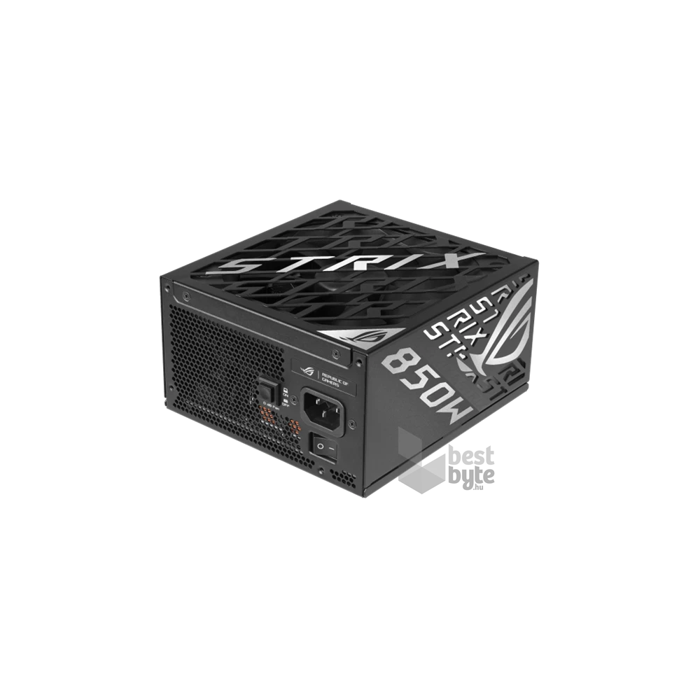 ASUS ROG Strix 850W 80+ Platinum ventillátorral moduláris tápegység