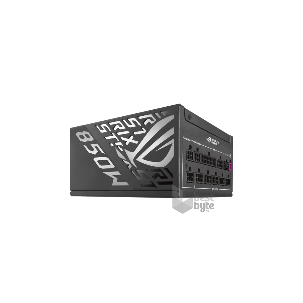 ASUS ROG Strix 850W 80+ Platinum ventillátorral moduláris tápegység