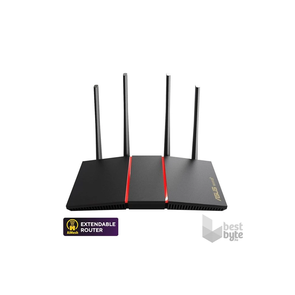 ASUS RT-AX55/EU/13/P_EU Vezeték nélküli 1800Mbps Router