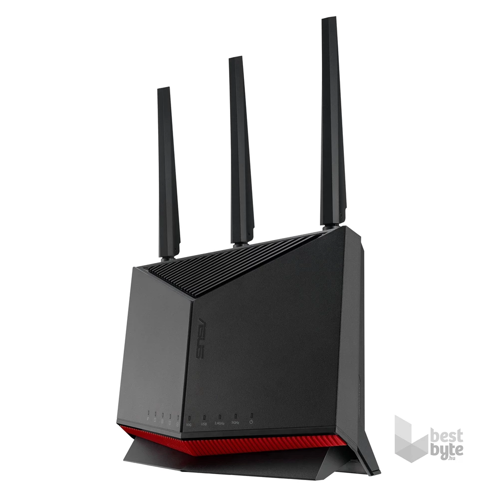 ASUS RT-BE86U 1032+5764Mbps fekete vezeték nélküli router