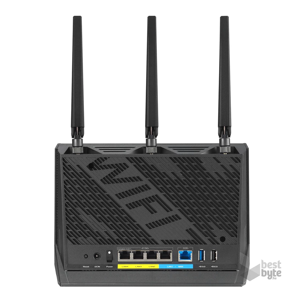 ASUS RT-BE86U 1032+5764Mbps fekete vezeték nélküli router