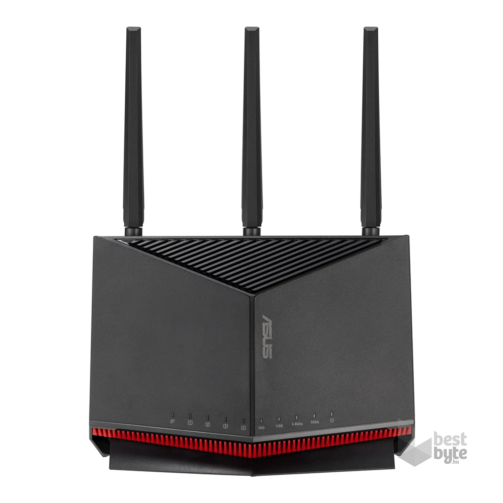 ASUS RT-BE86U 1032+5764Mbps fekete vezeték nélküli router