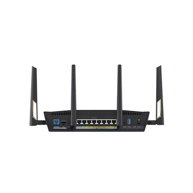 ASUS RT-BE88U 1376+5764Mbps fekete vezeték nélküli router