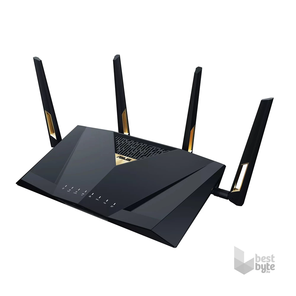 ASUS RT-BE88U 1376+5764Mbps fekete vezeték nélküli router