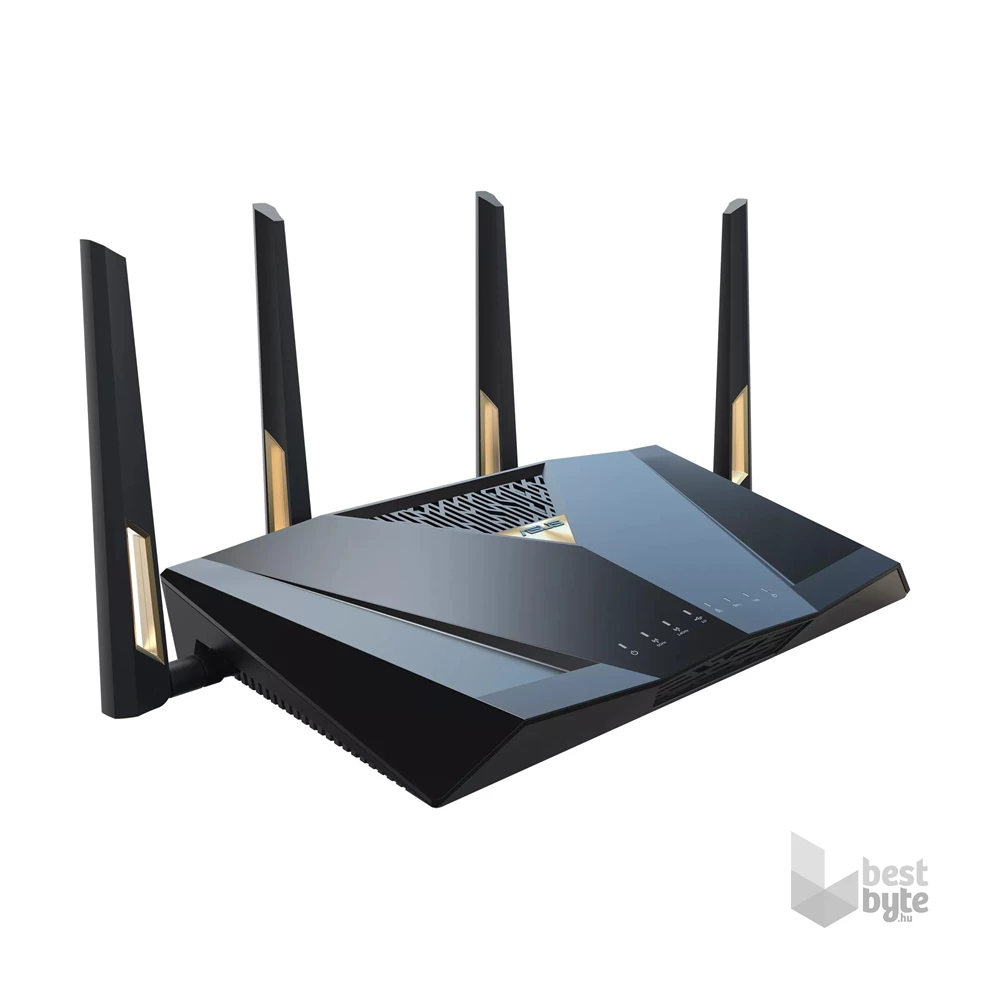 ASUS RT-BE88U 1376+5764Mbps fekete vezeték nélküli router