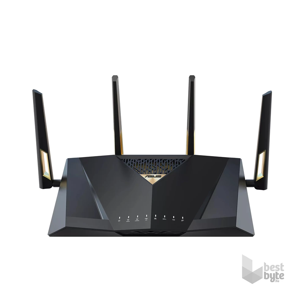 ASUS RT-BE88U 1376+5764Mbps fekete vezeték nélküli router