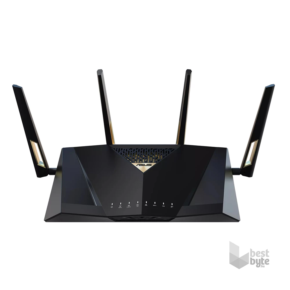 ASUS RT-BE88U 1376+5764Mbps fekete vezeték nélküli router
