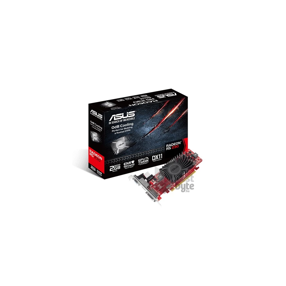 ASUS R5230-SL-2GD3-L  AMD 2GB DDR3 64bit PCIe videokártya