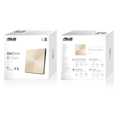 ASUS SDRW-08U9M-U/GOLD/G/AS USB arany DVD író