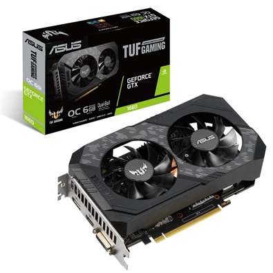 ASUS TUF-GTX1660-O6G-GAMING nVidia 6GB GDDR5 192bit PCIe videokártya