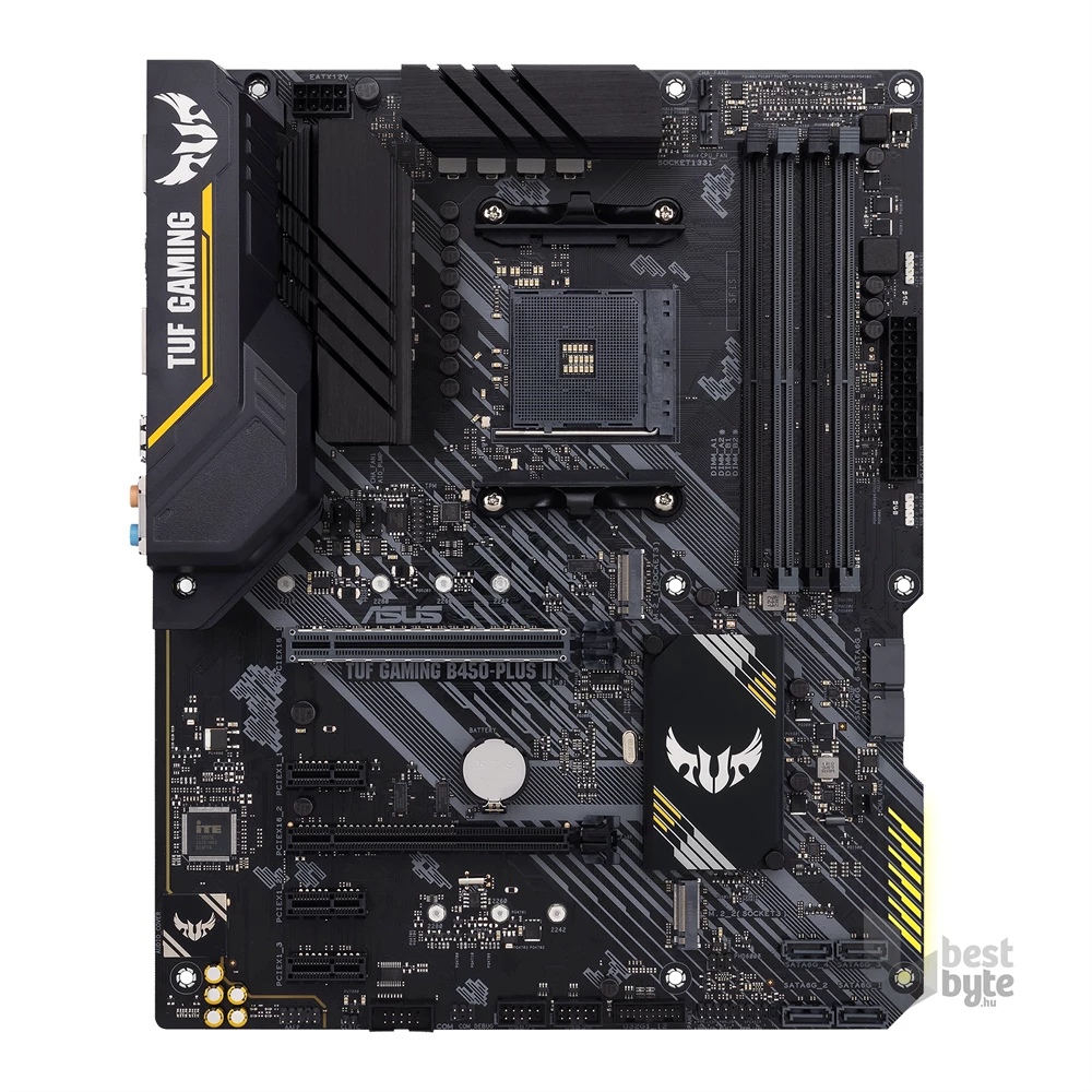 ASUS TUF GAMING B450-PLUS II AMD B450 SocketAM4 ATX alaplap