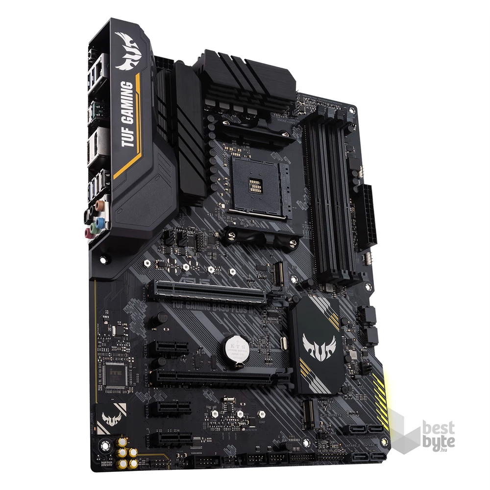 ASUS TUF GAMING B450-PLUS II AMD B450 SocketAM4 ATX alaplap