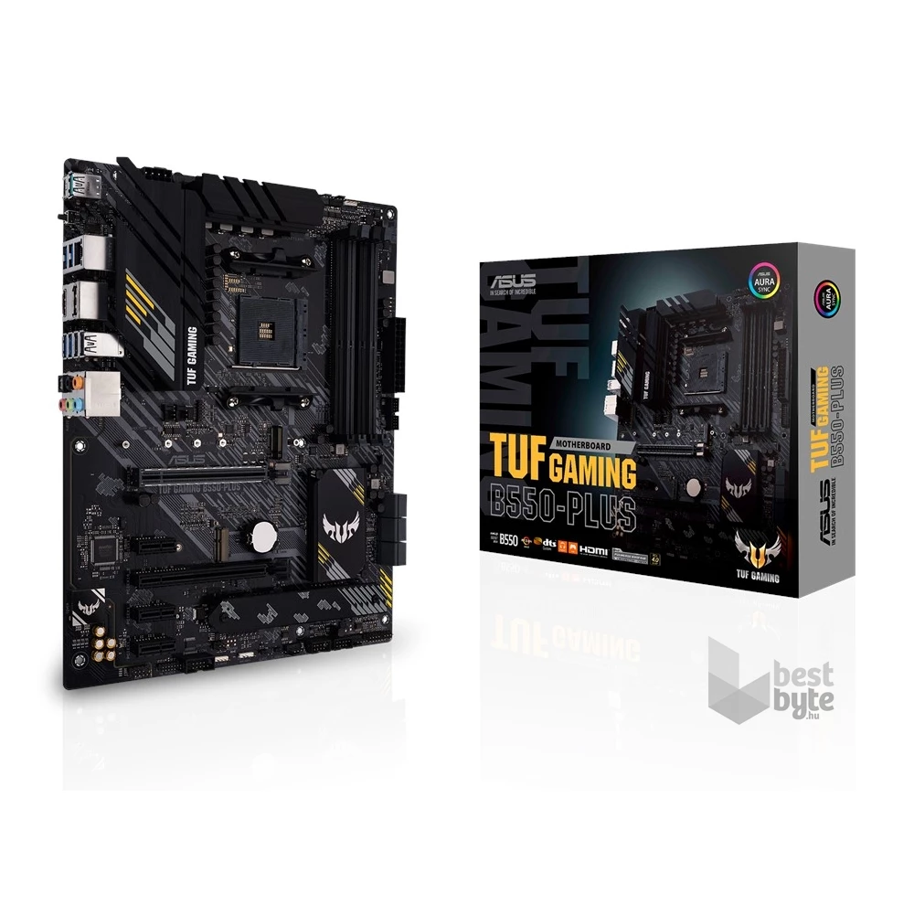 ASUS TUF GAMING B550-PLUS AMD B550 SocketAM4 ATX alaplap