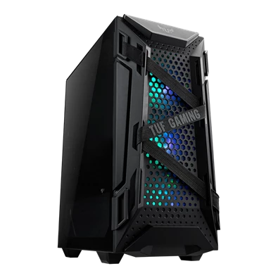 ASUS TUF GAMING GT301 Fekete (Táp nélküli) ablakos ATX ház