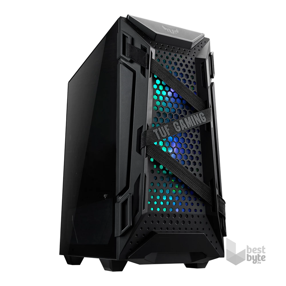 ASUS TUF GAMING GT301 Fekete (Táp nélküli) ablakos ATX ház