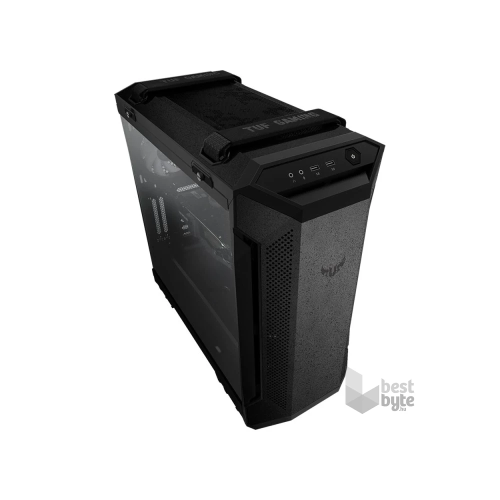 ASUS TUF GAMING GT501 Fekete ablakos (Táp nélküli)  ATX ház