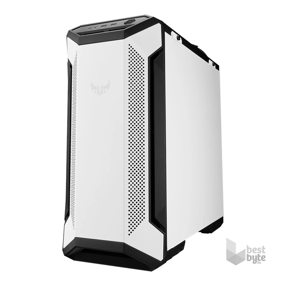 ASUS TUF GAMING GT501 White Edition Fehér ablakos (Táp nélküli)  ATX ház