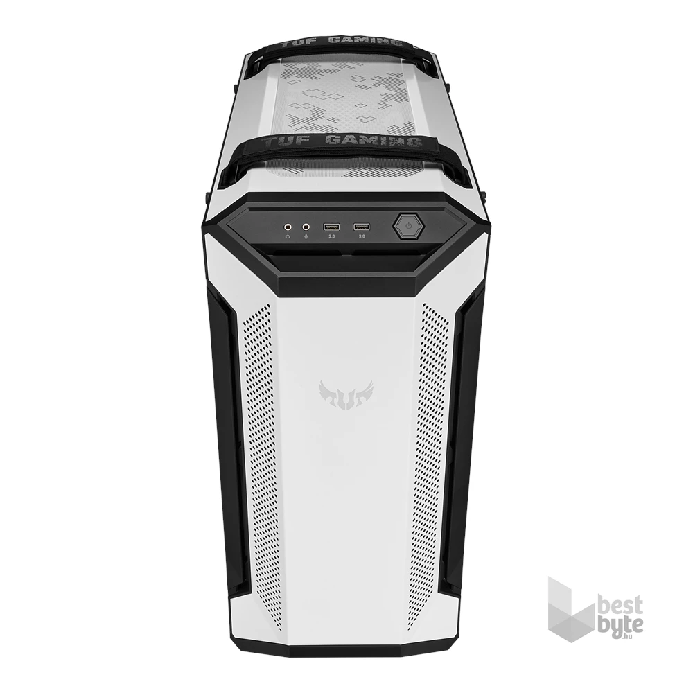 ASUS TUF GAMING GT501 White Edition Fehér ablakos (Táp nélküli)  ATX ház