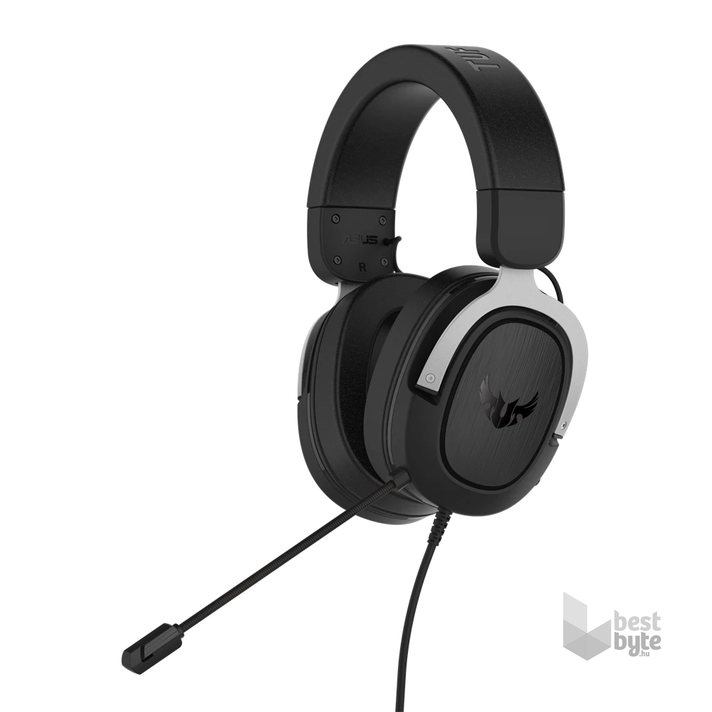 ASUS TUF GAMING H3 fekete-acélszürke gamer headset